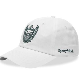 Sporty & Rich Beverly Hills White Cap Hat